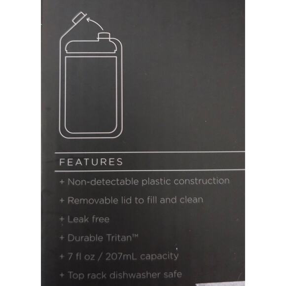 Houdini Discreet Flask Black - Picture 5 of 5